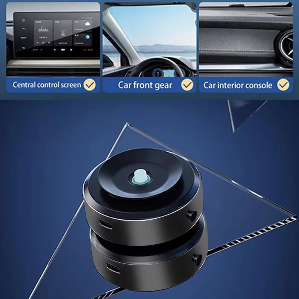 Intelligent Car Mount Mobile Phone Holder Magnetic Vacuum Adsorption Ultra Stable Suction Cup Bracket for Navigation Live Stream